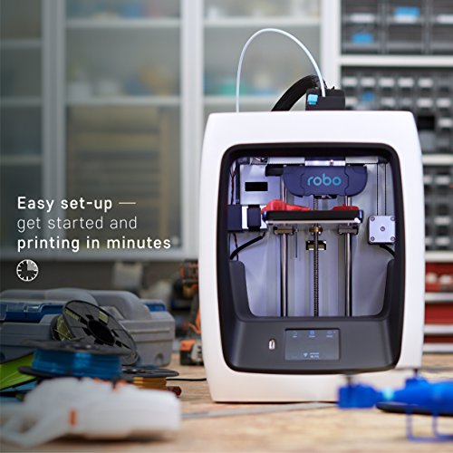 Robo C2 Smart Assembled 3D Printer With Wifi, 5X5X6” Build Volume For Educators And Innovators #TOP7