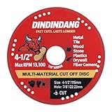 Dindindang 1 Pack 4-1/2 Inch Indestructi...