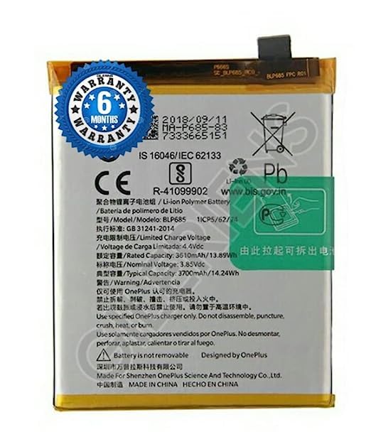 Image of Original BLP685 Battery for OnePlus 7, 6T GM1900 GM1901 GM1903 GM1905 Battery with 6 Month warrenty *** (P185)