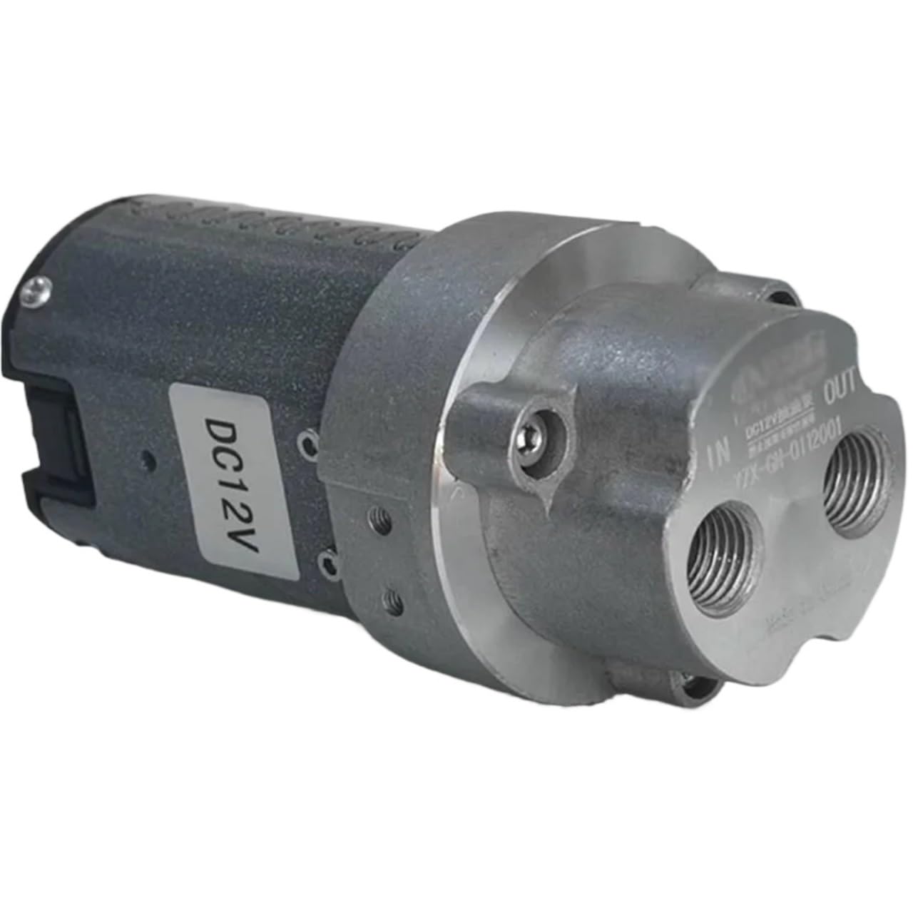 Bomba de trasvase eléctrica de Aceite de 2,0 l/min. Apta for Aceite de Motor, Aceite hidráulico y Fluido lubricante. 12 V CC. Bajo Nivel de Ruido.