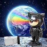 Galaxy Projector Night Light, Star Projector with Timer, Remote Control, 360°Rotation Magnetic Head,