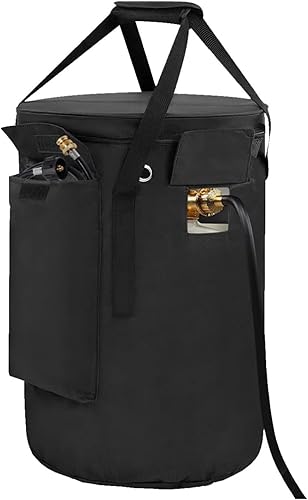 SIRUITON Bolsa de tanque de gas propano para cilindro de tanque estándar de 20 libras, funda de tanque de propano para remolque de viaje, 1