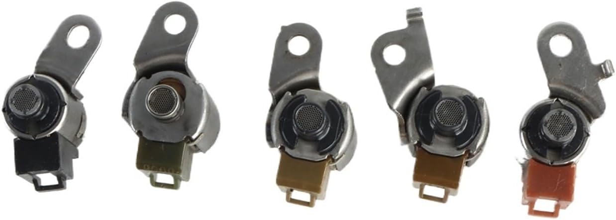 8Pcs Transmission Solenoid Kit Compatible For Volvo AW55-50SN AW55-51SN AF33-5 AW235 RE5F22A Gray Replacement Set With Full Compatibility