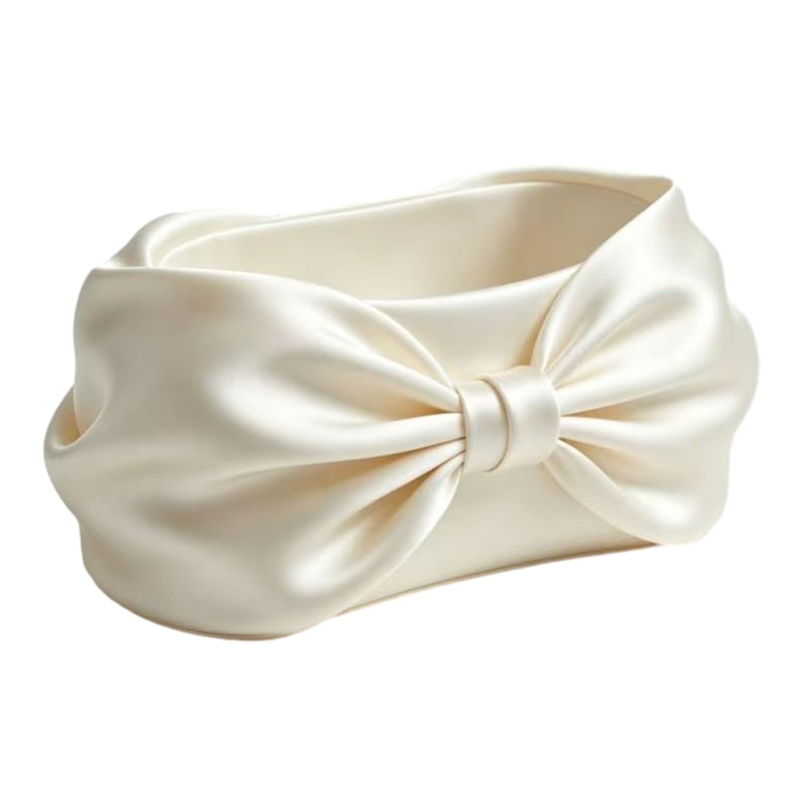 Glifora 3D Print Storage Box - Bow Shape Multifunctional Organiser, Decorative Desktop Storage Bowl for Jewelry and Beauty Accessories