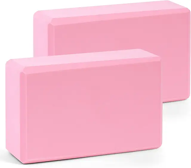 Mattoncino Yoga Flintronic 2 Pezzi - Blocchi Antiscivolo in Schiuma EVA per Pilates e Stretching