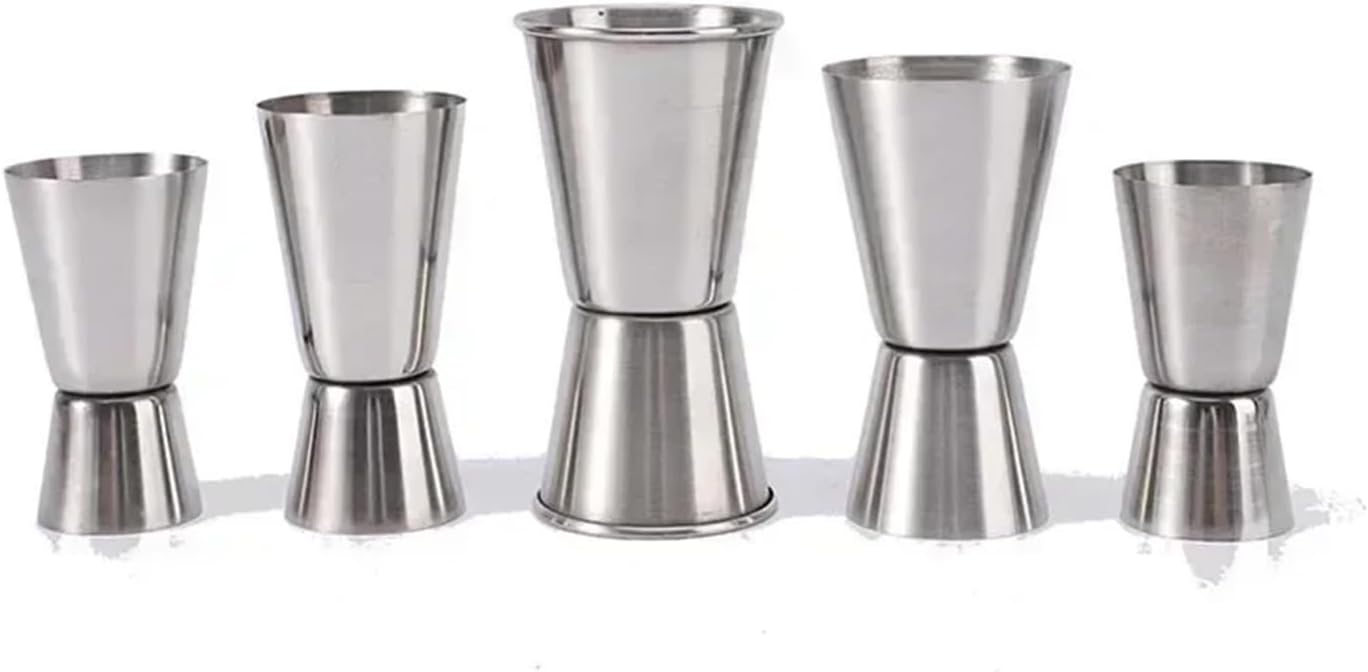 Double Side Measuring Cup Cocktail Drink Wine Shaker Stainless Mojito Bar Accessories Kitchen Gadget Tools(15 30ml)