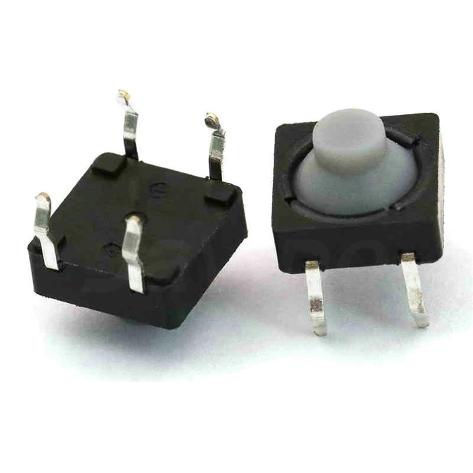 Interruptor de botón táctil silencioso G77 de 8x8x5 mm para circuitos impresos PCB 6