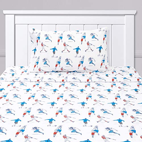 1500 Supreme Kids Bed Sheet Collection - Fun Colorful And Comfortable Boys And Girls Toddler Sheet Sets - Deep Pocket Wrinkle Free Soft And Cozy Bedding - Twin Xl, Sports #TOP4
