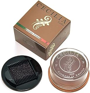 CECILIA ‘Signature Formula’ Rosin for Cello, Rosin Specially Formulated Cello Rosin for Cello Bows (New ‘Liquid Form Blending Method’) with Included Rosin Spreader (Full Cake)
