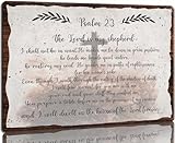 Photo Gallery lineerby psalm 23 wall art the lord is my shepherd 30,5 x 20,3 cm targa in metallo regalo cristiano per uomo donna citazioni ispiratrici arte da parete per ufficio camera da letto soggiorno Photo Gallery lineerby psalm 23 wall art the lord is my shepherd 30,5 x 20,3 cm targa in metallo regalo cristiano per uomo donna citazioni ispiratrici arte da parete per ufficio camera da letto soggiorno