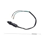 Sonew Motorcycle Rear Brake Light Switch, Back Brake Light Switch with Spring PVC Stainless Steel Rear Lamp for Classic Super Pit Dirt Quad Monkey