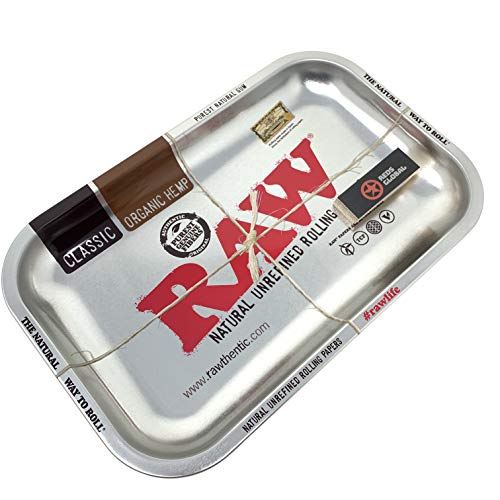 Reds Exklusiv RAW Mischungstablett aus Metall (Mittel - Silber Metallic)