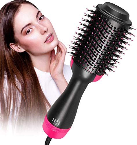 Yeed Hot Air Hair Blow Dryer Brush and Volumizing with Negative Ions Curly Hair Straight Styler Upgrade Perfectly Combines for All Hair Types