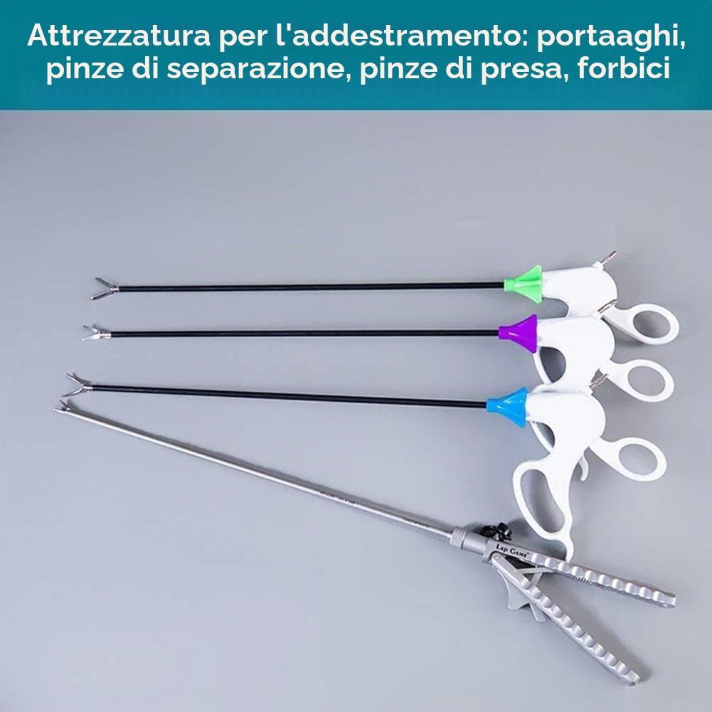 Laparoscopico Simulatore Scatola Kit Laparoscopica Box Training Simulatore Laparoscopic Trainer Allenatore per Allenamento Sussidi Didattici