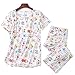 Produktbild Pyjama Set Kurzarm T-Shirt Lange Hose 2-teilig/Set Sommer Pyjama Big Size   Home Nachtwäsche