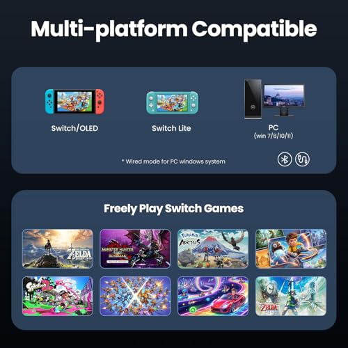 image for VOYEE Switch Controller Wireless, Pro Controllers Compatible with Swit
