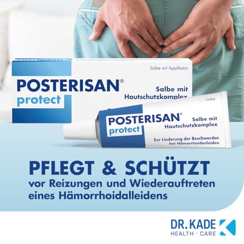 Posterisan protect rektalna mast s kompleksom za zaštitu kože: mast s aplikatorom za ublažavanje simptoma hemoroida i zaštitu od iritacije, 25 g