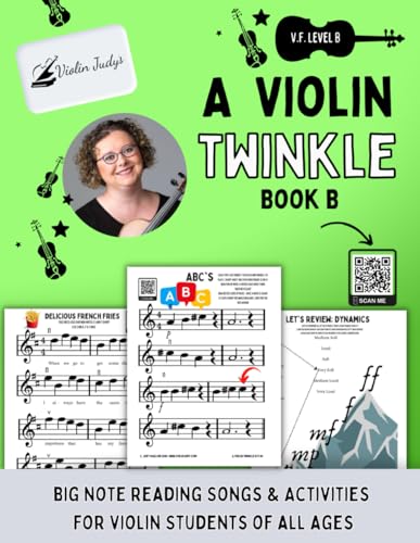 A Violin Twinkle Book B: Learn to read music and play violin! (Very Fun Violin)