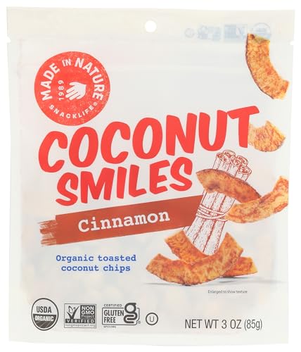 Made in Nature Coconut Chips Toasted Cinnamon, 3 oz