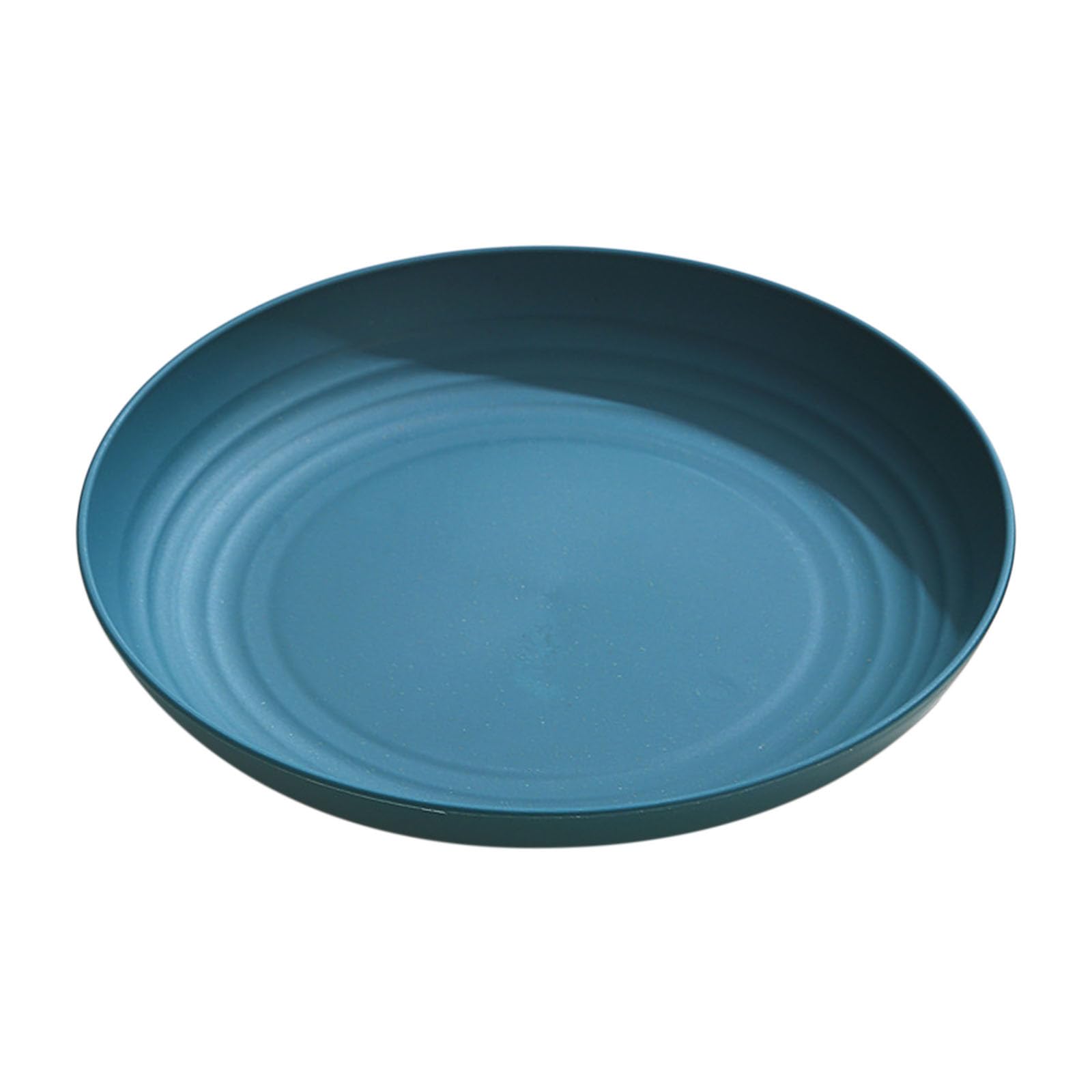 xinxinyu Unbreakable Food Grade Plastic Serving Plates,23x23cm Multi Coloured Dessert Snack Fruit Plates Set,Lightweight Snack Trays for Fruit, Candy (Deep Green) — image 1