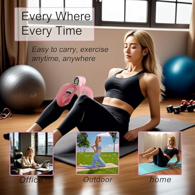 Thigh Master Thigh Exerciser for Women ¨C Pelvic Floor Exercise Devices for Home Fitness, Leg & Hip Toner for Postpartum Recovery, Strength Training & Slimming