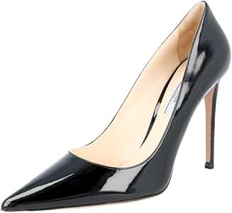 PRADA｜PUMPS(HEELS) (1I166N 069 F0002) Amazon.com | Prada Women's 1I166I Black Leather Pumps/Heels
