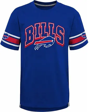 NFL Kids Youth 8-20 Victorious Team Color Cotton Primary Logo Short Sleeve Fashion Official Football T-Shirt