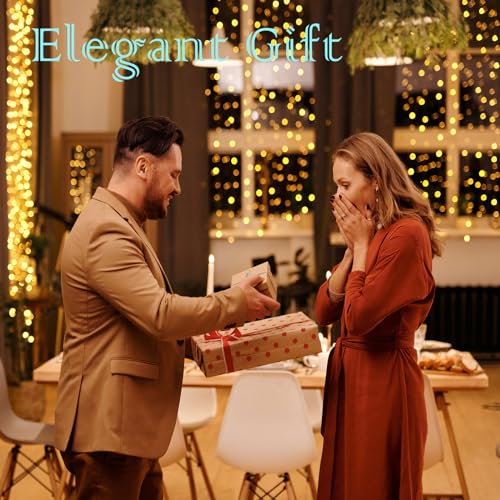 Romantic Gifts for Her Rose Ring Box Jewelry Box Artificial Flowers Eternal Rose Box Anniversary Wedding Valentines Day Christmas Birthday Thanksgiving Gifts for Mom Wife Girlfriend Women - Image 3