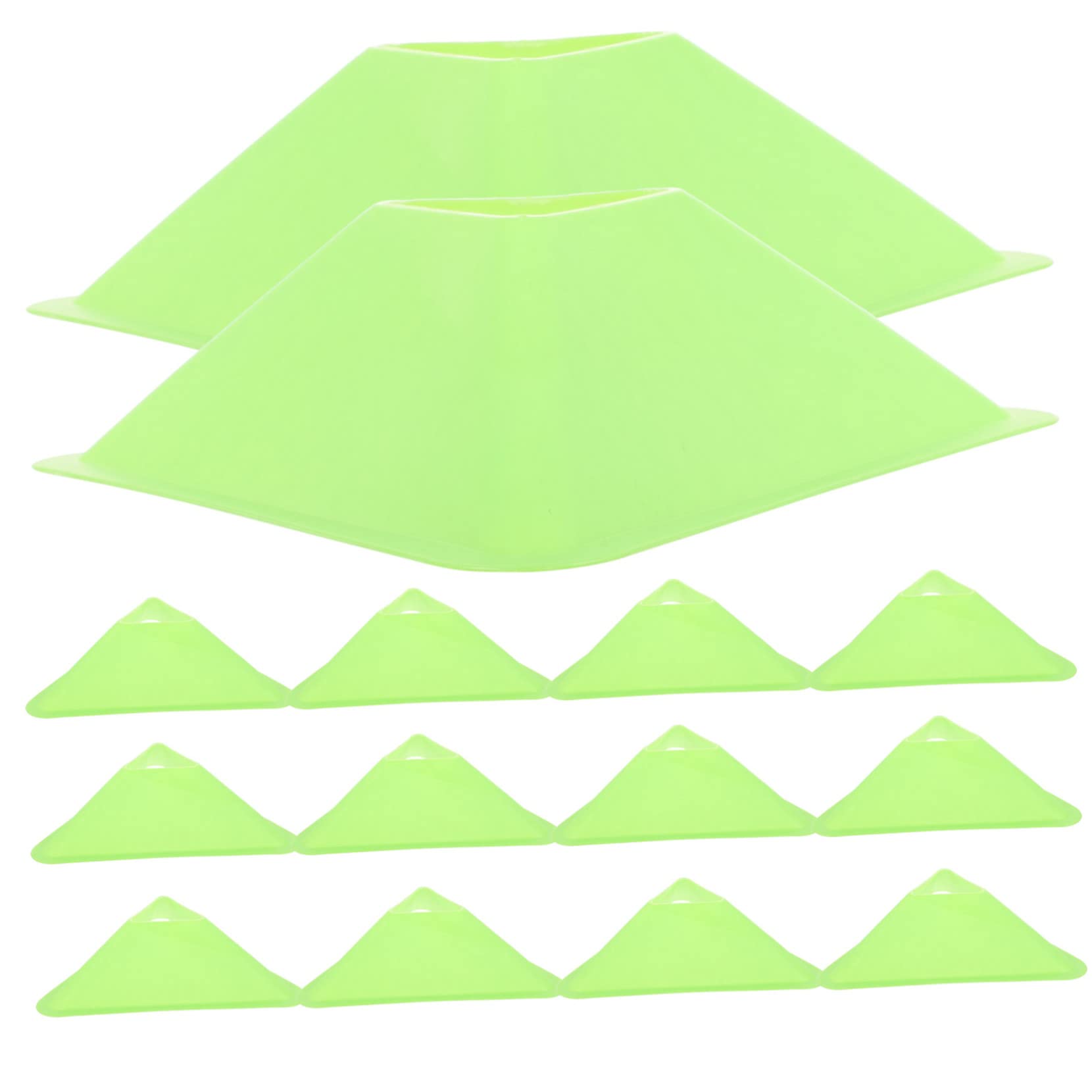 Toddmomy 12 Cônes D'entraînement de Football Verts en PE, Plots Portables pour Sport, Obstacle pour Entraînement et Amélioration Vitesse, Pack de 12 pour Garçon et Filles Toddmomy 12 Cônes D'entraînement de Football Verts en PE, Plots Portables pour Sport, Obstacle pour Entraînement et Amélioration Vitesse, Pack de 12 pour Garçon et Filles