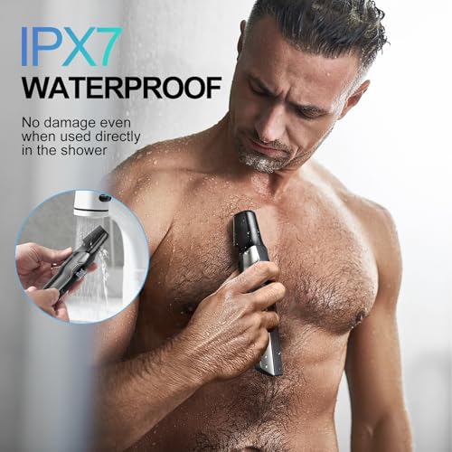 Image of kensen Manscape Dual Speed Body Hair Trimmer Men 4-in-1 Beard Trimmer Men, 210 Mins Usage Time Rechargeable Body Shaver for Hair /Beard /Ball /Groin, Waterproof Cordless Male Grooming Kit for Pubic Hair