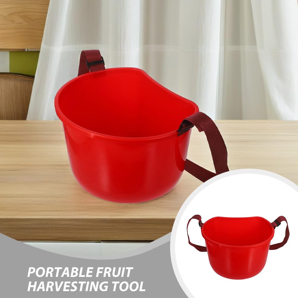 Cesta para Recoger Verduras 2 Piezas de Plástico con Correa Ajustable