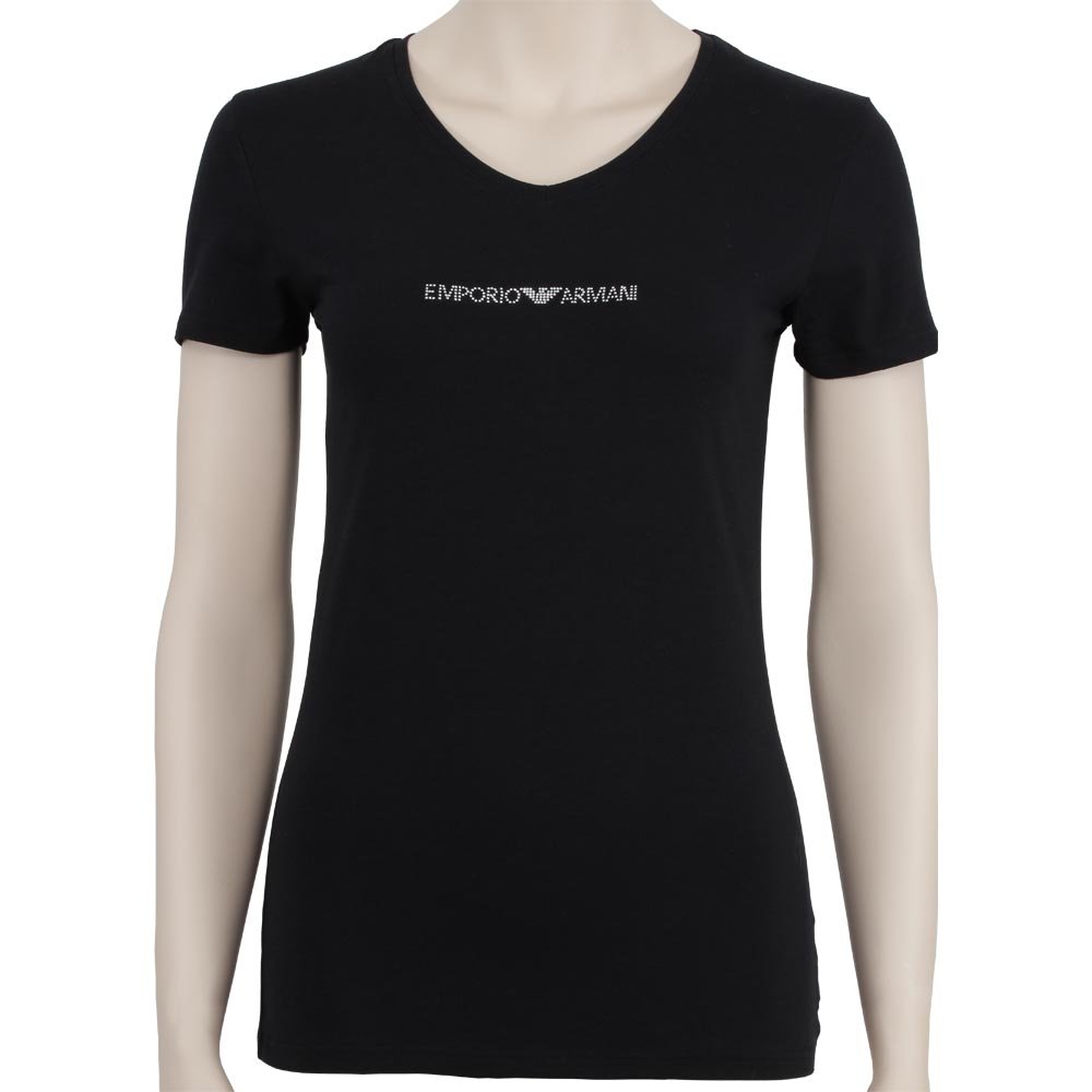 Emporio Armani Damen Emporio Armani Women's Iconic Cotton V-Neck T-Shirt T-Shirt (1er Pack)