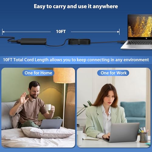 image for QIOUZW New 90W USB C Type C Laptop Charger Power Adapter for Dell XPS,