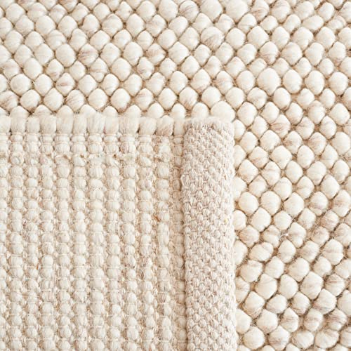 SAFAVIEH 3x5 Wool Blend Rug Beige & Ivory