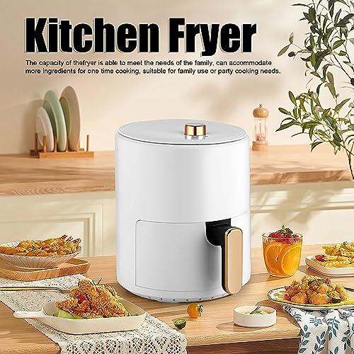 Elektrische Fritteuse, 6 L, Großes Fassungsvermögen, Intelligente Temperaturregelung, 360-Grad-Wärmezirkulation, ölfreie Küchenfritteuse für Zuhause, Wohnung, Büro, Party, Festival – Bild 3