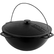Kazan CAST Iron Asian, with LID, Dutch Oven 10 L KA10-1