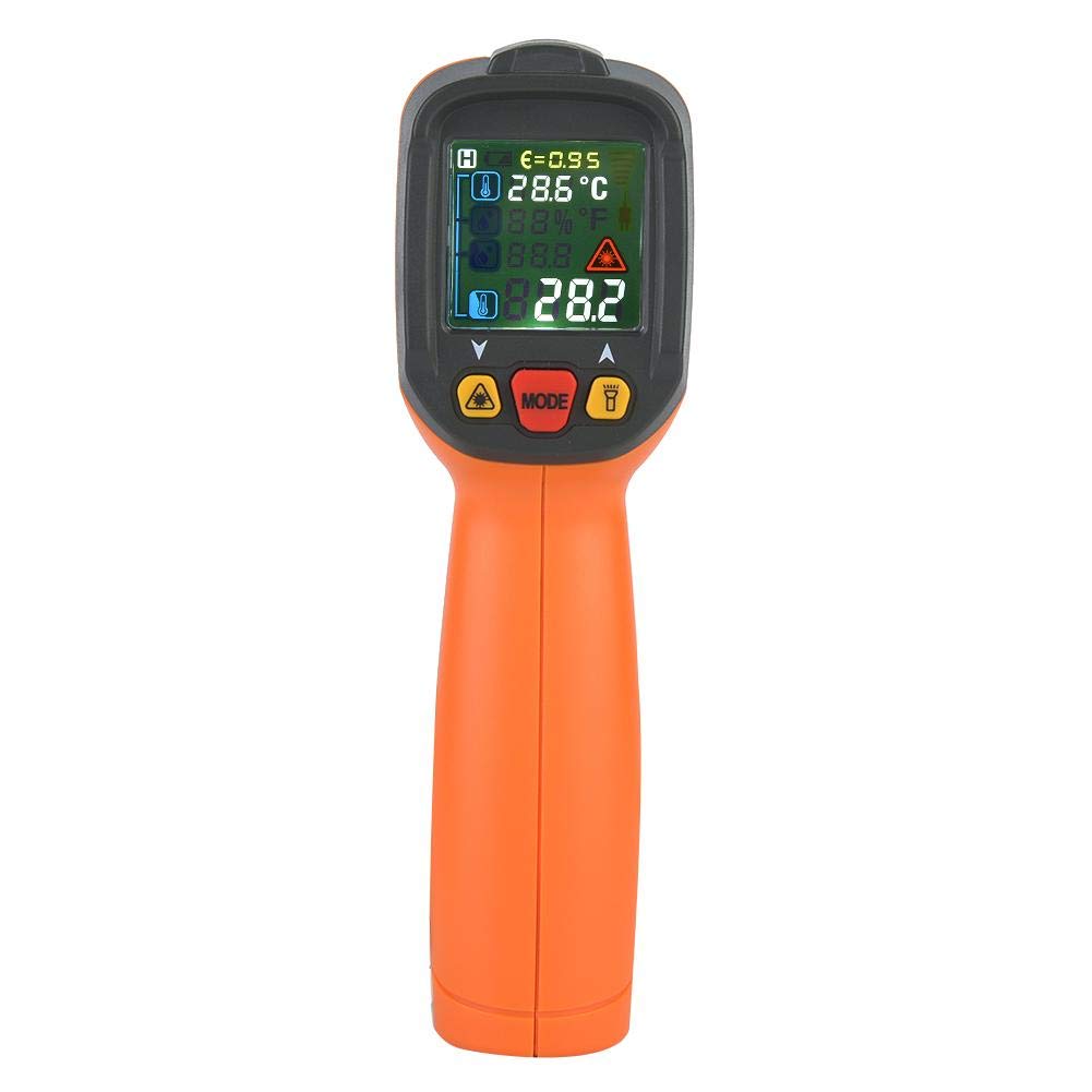 Termómetro de infrarrojos, -50 °C ~ 800 °C, PM6530D, termómetro sin contacto con digital LCD