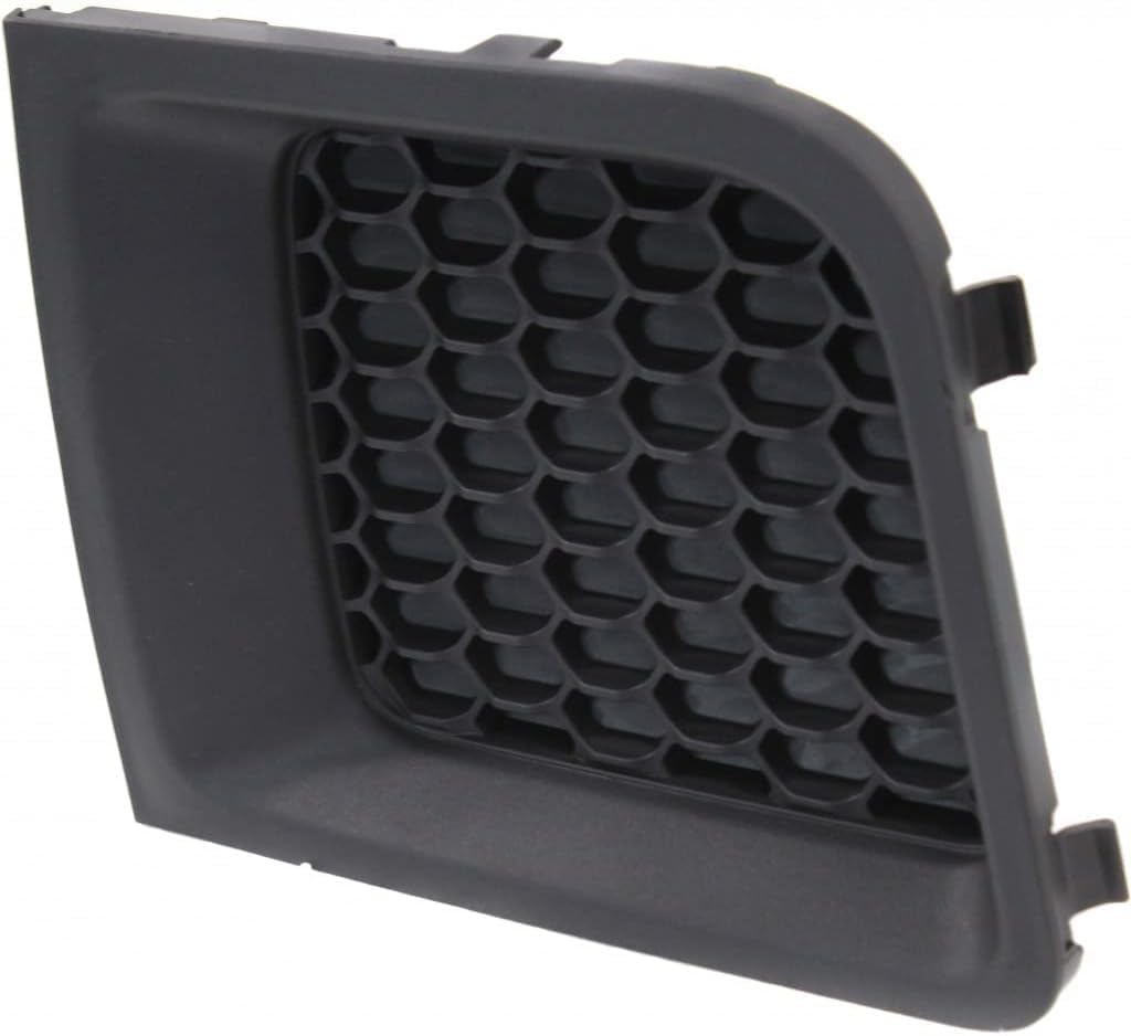 DAT AUTO PARTS Front Right Passenger Side Bumper Cover Fog Light Hole Grille Bezel Insert Trim Replacement For 2015-2018 Jeep Renegade Black Textured Plastic CH1039176 5XB63LXHAA