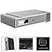 Produktbild 3D Projektor,Unterstützung 1080p Mini Beamer Intelligent Tragbar Projektor LED Heimkino Beamer Tragbar Full HD Beamer mit USB/HD/SD/AV/VGA für Heimkino (Color : Gold)