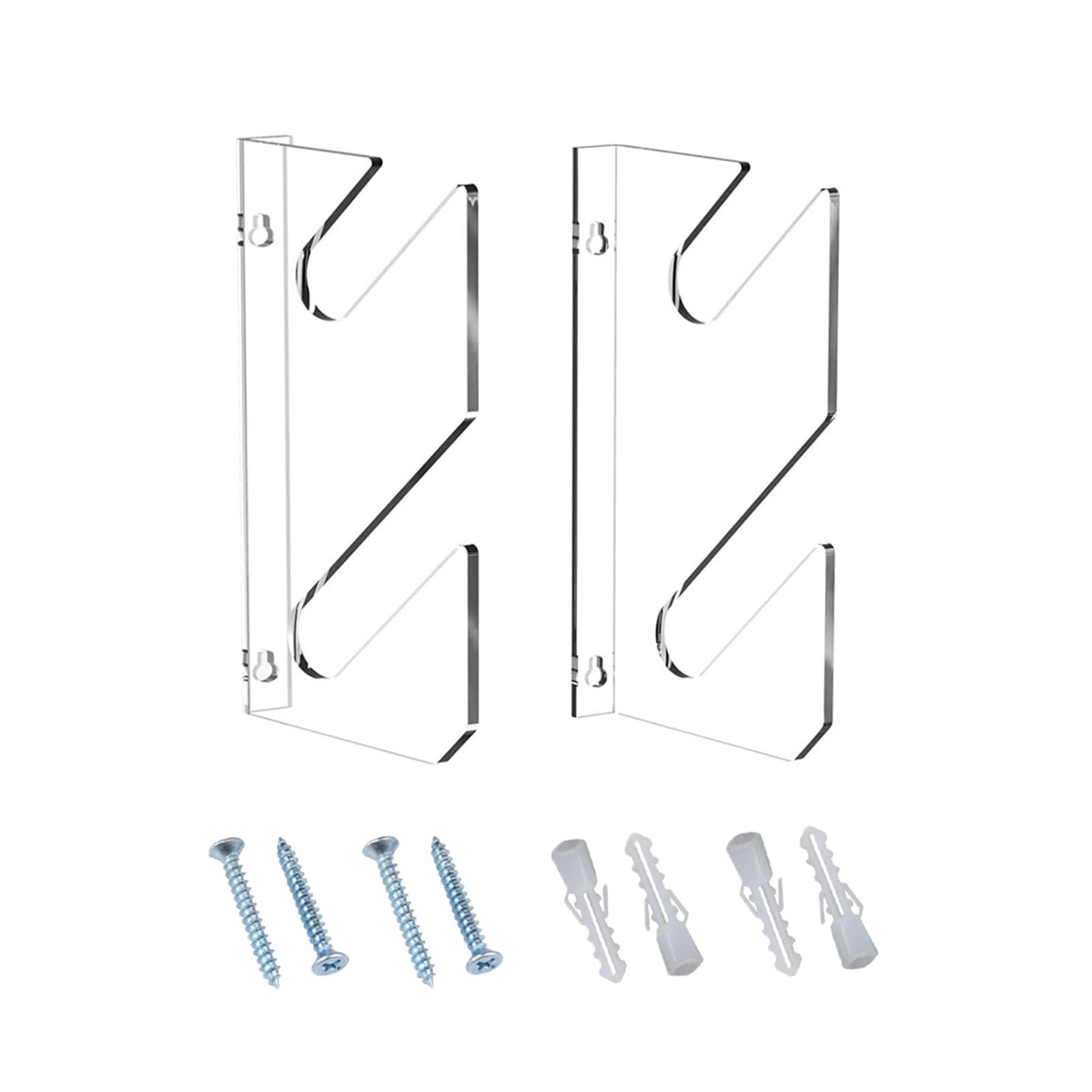 Buxuaaaa Innovative Skateboard Wall Mount Stand Practical Acrylic Skateboard Holder Wall Mount Storage Organizer Shelves Fixed