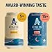 Athletic Brewing Company Craft Non Alcoholic Beer, Vegan Mexican-Style Copper & Extra Dark Brew, Low Calorie Brews, 6 Atlética, 6 All Out, 12 Pack, 12 FL Oz Cans