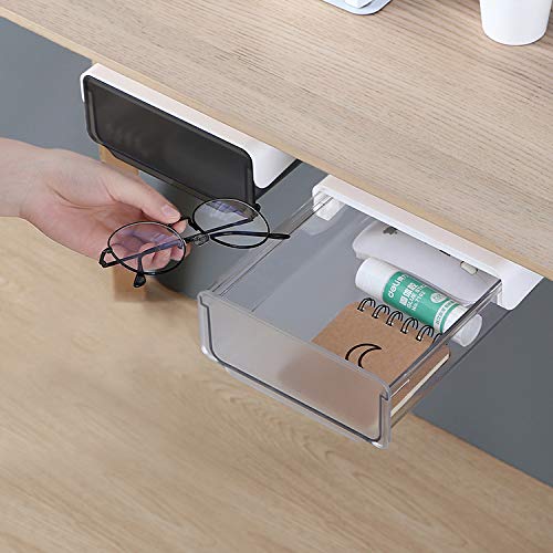 Buy COZYWELL Under Desk Drawer, Attachable Under Desk Storage, Hidden