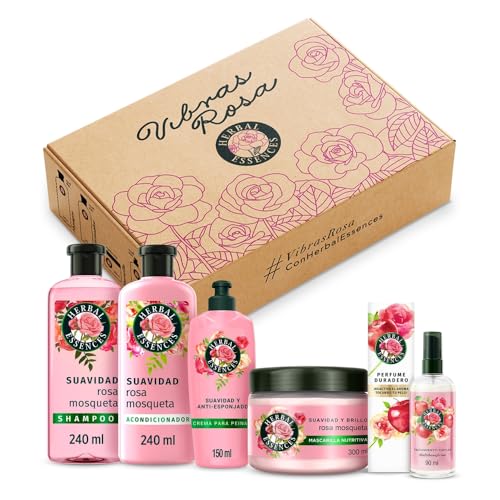 Recopilación de Perfume Irresistible más recomendados. 42 Herbal Essences Shampoo Vibras Rosa Kit Exclusivo Rosa Mosqueta 240 ml + Acondicionador 240 ml + Crema Para Peinar 150 ml + Mascarilla Nutritiva 300 ml + Perfume Capilar 90 ml