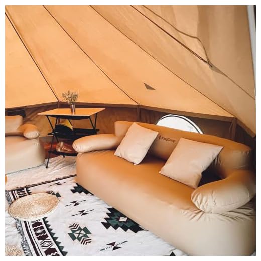 KingCamp Khan Glamping Bell Tent & Sofa Camping Chair