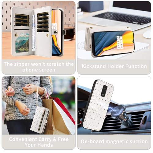 Coque BLU View 4 B135DL anti-rayures avec rangement fermeture éclair - 5