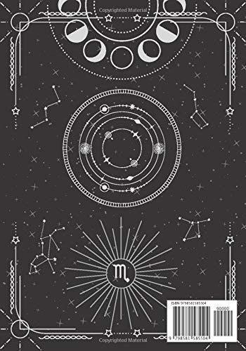 SCORPIO: Zodiac Lined Notebook Journal - Image 2