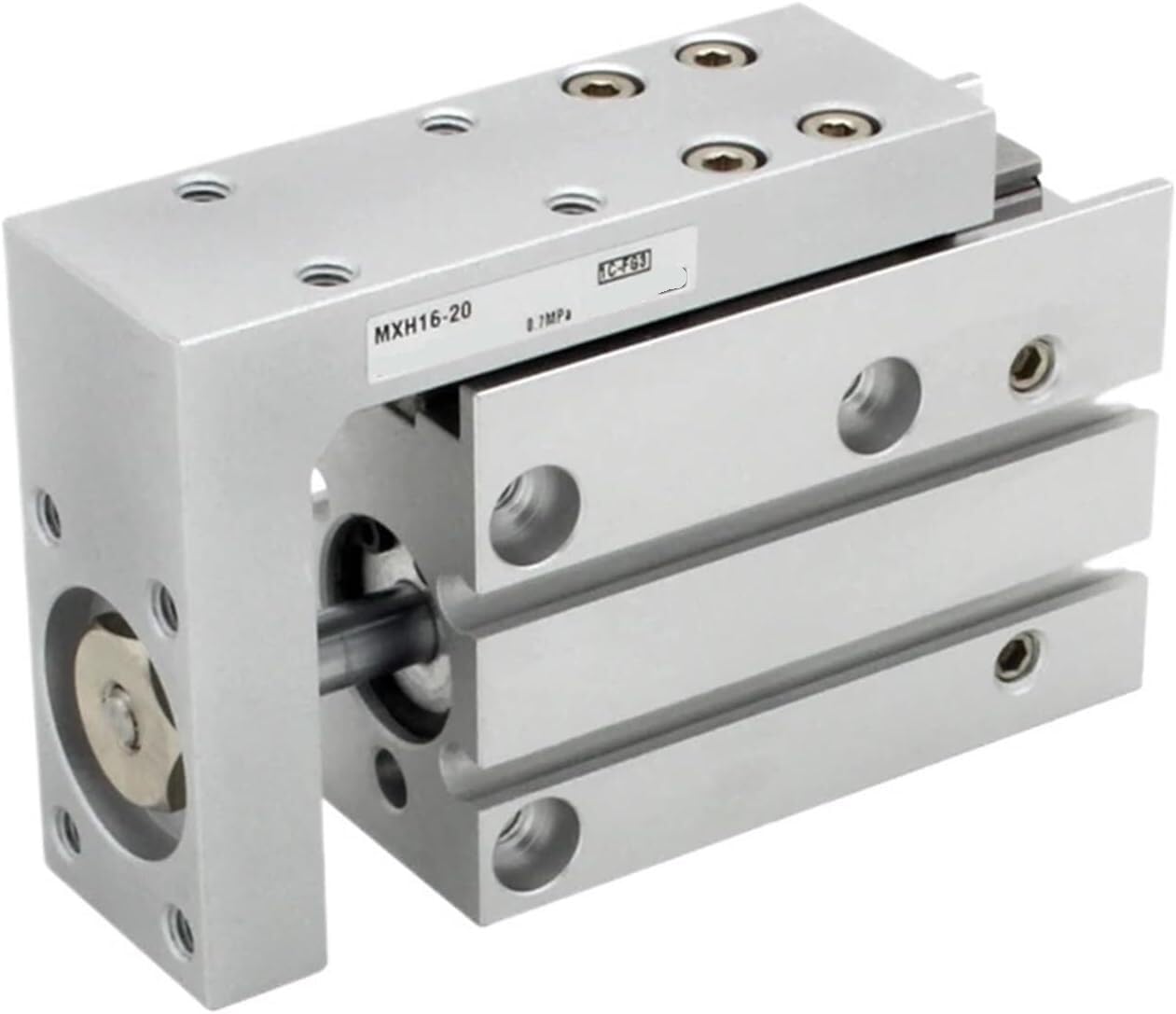 Vérin coulissant pneumatique à double effet compact MXH20-10 - 5