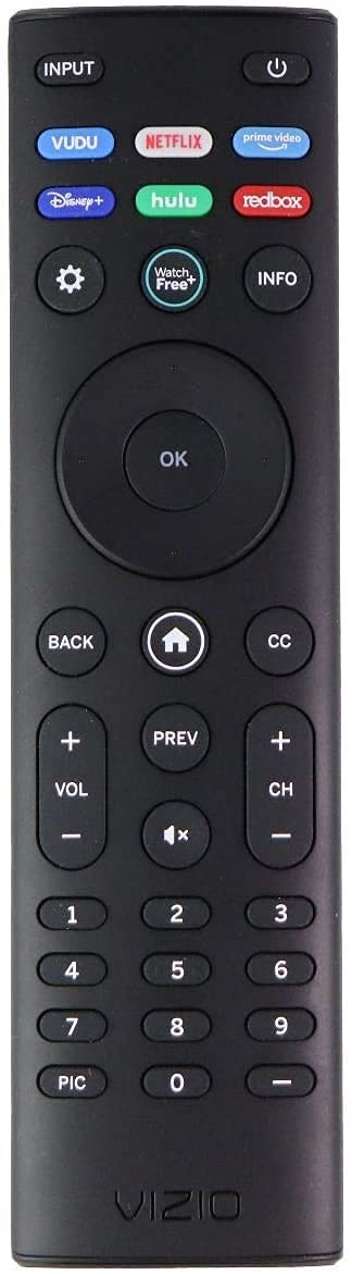 Universal Remote Control OEM XRT140 for VIZIO All LED LCD HD 4K UHD HDR Smart TVs (VIZIO XRT140 w/Disney/Hulu/Redbox)