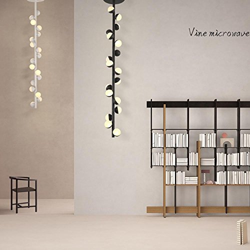 Suspension LED haricot magique réglable anti-éblouissement lustre blanc 10 lumières