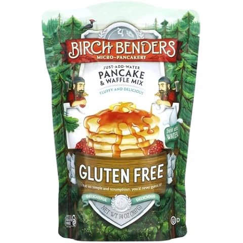 Gluten-Free Pancake and Waffle Mix by Birch Benders,14 Ounce (Pack of 1) Cover